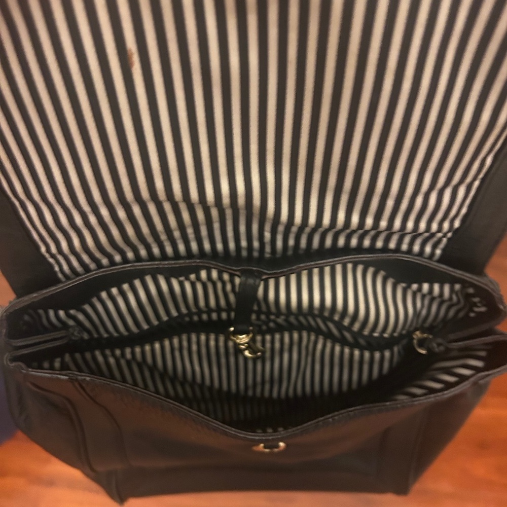 pebble leather backpack